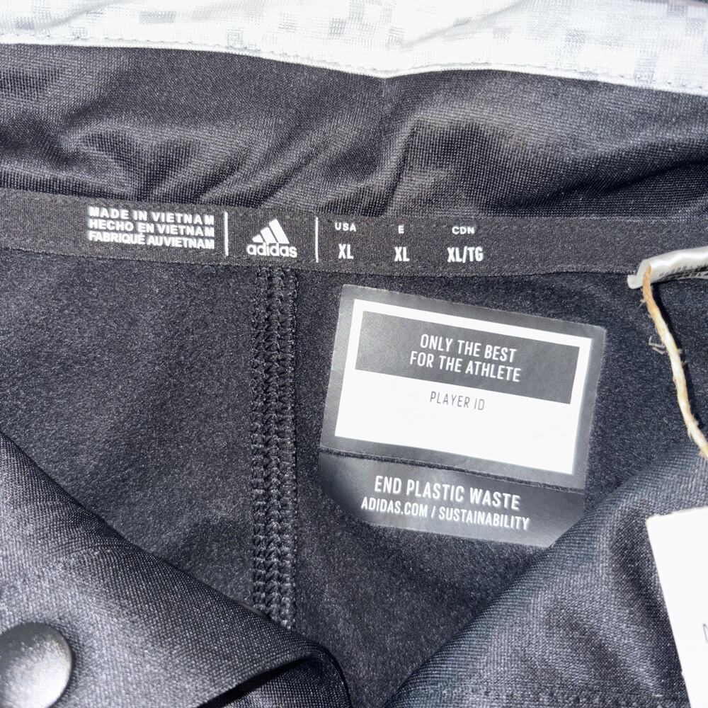 Adidas Men Stadium 1/4 Snap Aeroready Long Sleeve Sweater Mens Size XL Black - Picture 8 of 8
